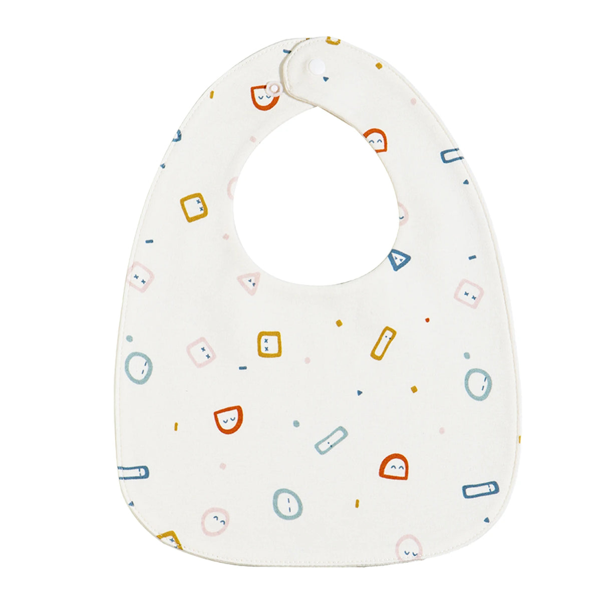 Soft Cotton Waterproof Baby Bibs (3-Pack, U-Shaped Design)