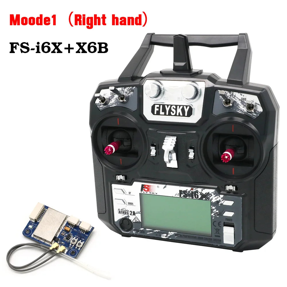 FlySky FS-i6X 10-Channel 2.4GHz RC Transmitter with Receiver