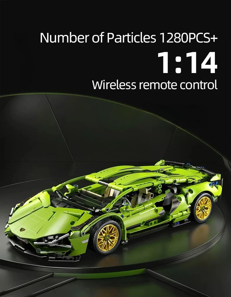 1:14 Scale Remote Control Racing Car Building Kit
