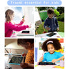 A child is using an 8.5 inch LCD drawing tablet for educational purposes.