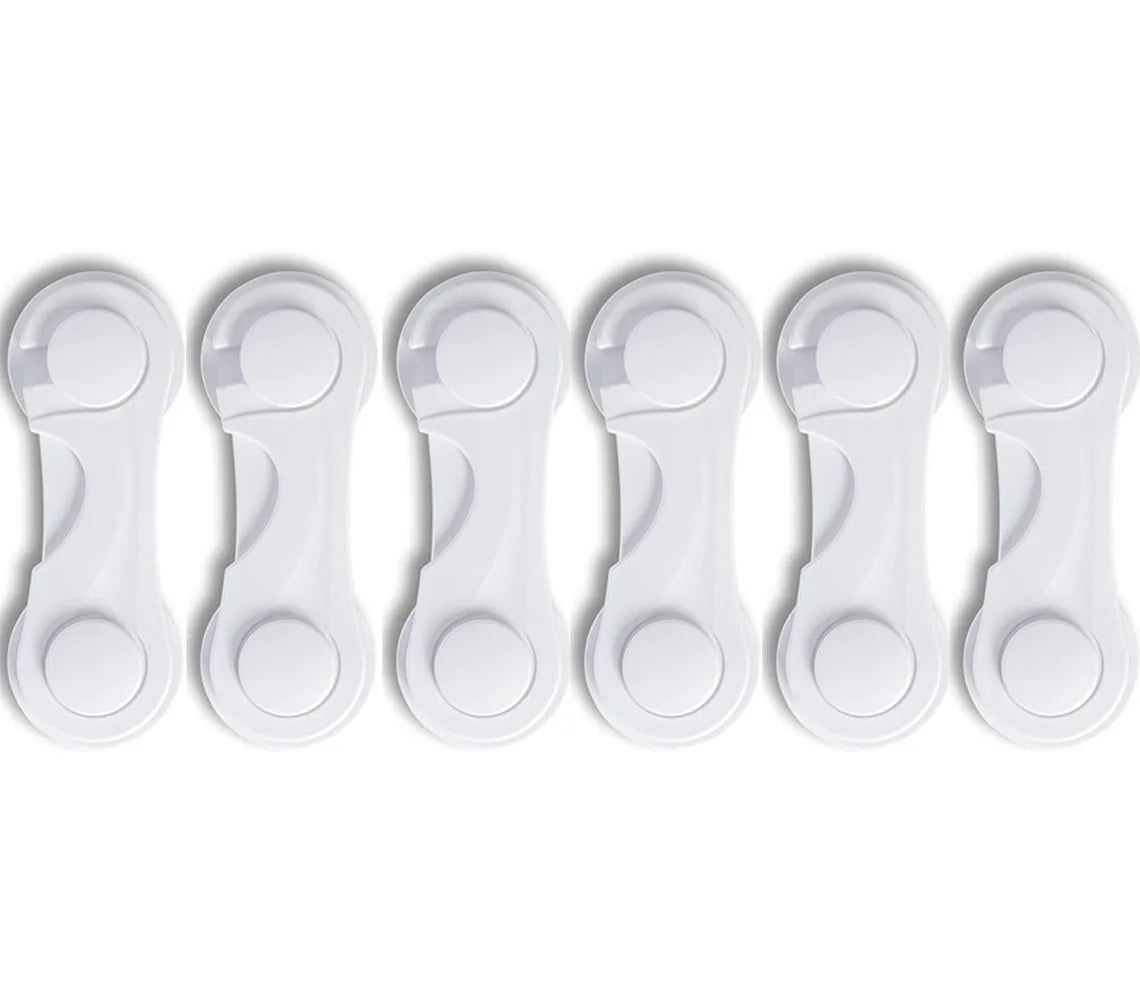 Adhesive Cabinet Locks for Baby Safety – Childproof Drawer and Cupboard Latches