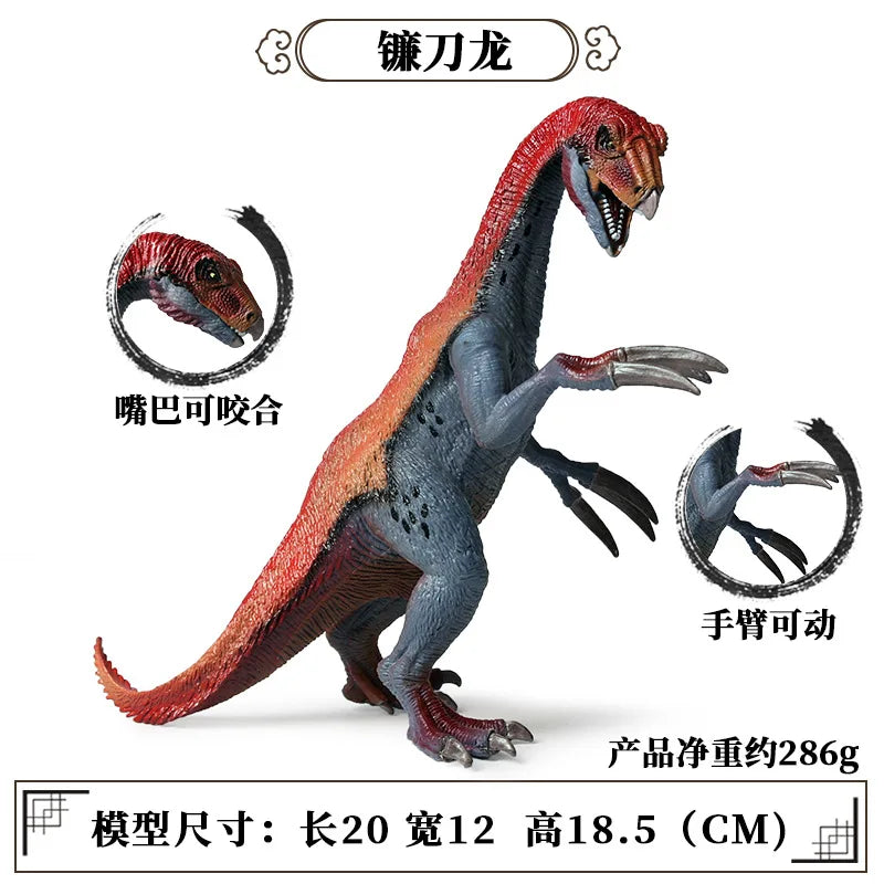 Realistic Dinosaur Figurine Collection for Imaginative Play
