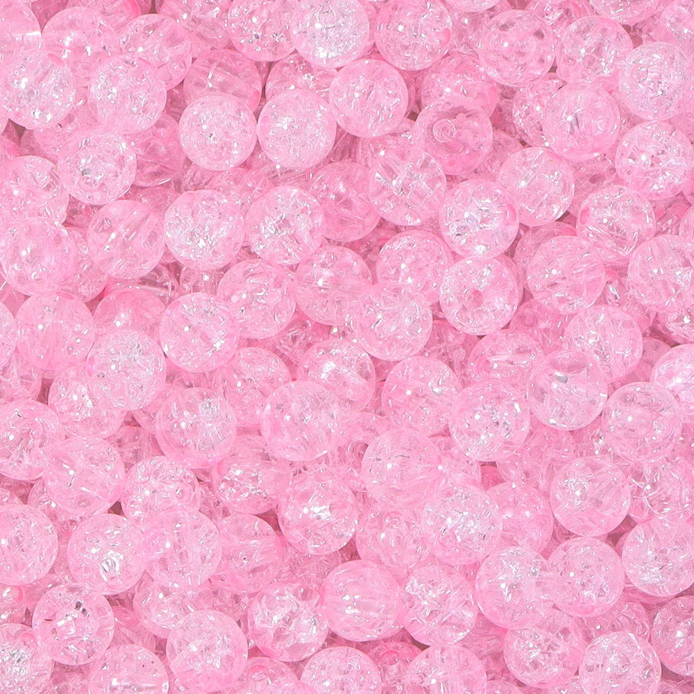Colorful Cracked Acrylic Beads for Jewelry Making