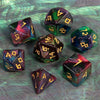 7-Piece Polyhedral Glitter Dice Set for Dungeons & Dragons
