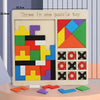 Colorful Wooden Tangram Puzzle Blocks Set for Kids