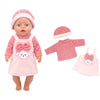 Cute 2-Piece Romper Outfit for 17-Inch Reborn Baby Dolls
