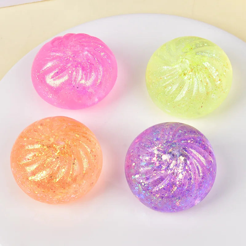 Soft Squeeze Dumpling Stress Balls – Sensory Fidget Toy Set