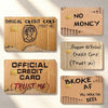 Funny Waterproof Card Skins - Set of 4