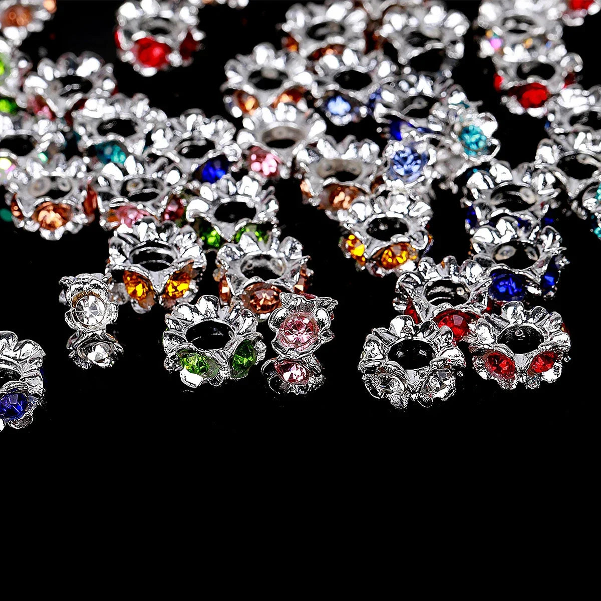 Decorative Flower Spacer Beads for Jewelry Making