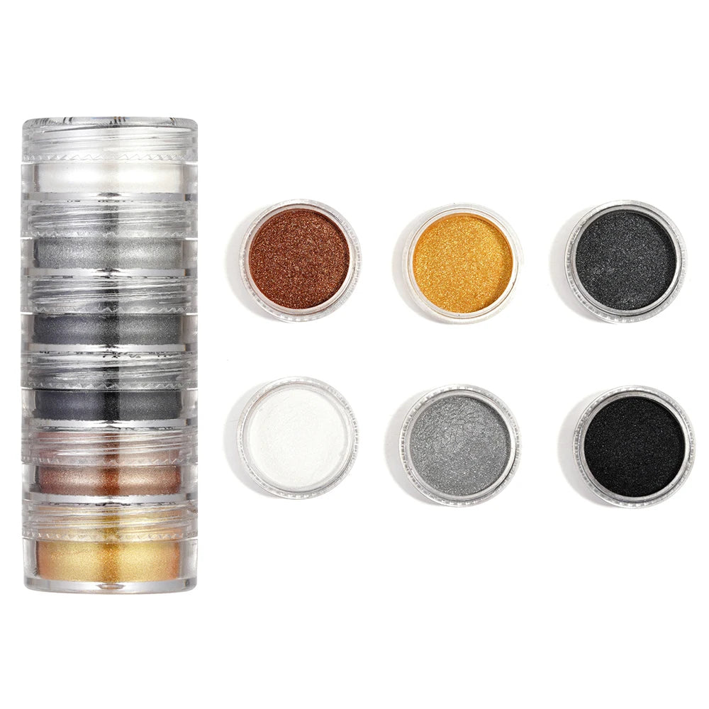 Pearlescent Epoxy Resin Pigment Powder Set (6 Colors)