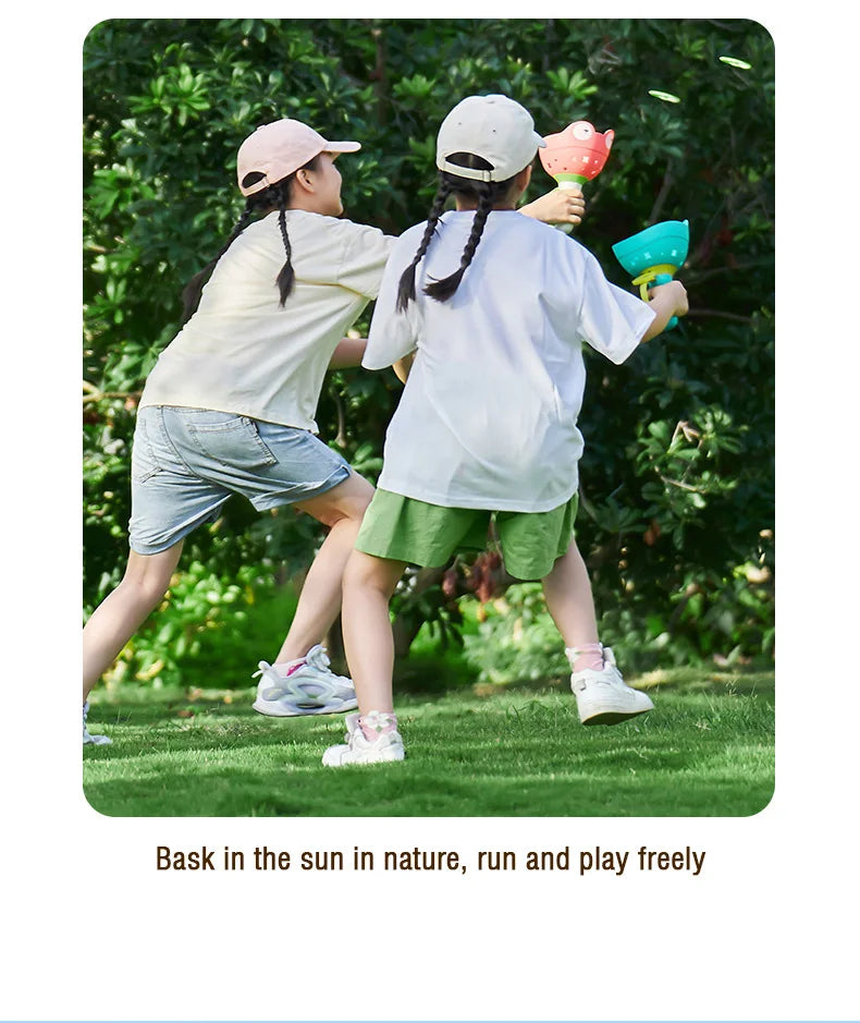 Pull-String Flying Saucer Launcher Toy for Kids