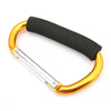 Heavy-Duty Aluminum Carabiner Stroller Hooks for Bags and Purses