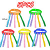 Five colorful balance stepping stones for kids used in sensory and motor skills development