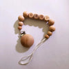 Personalized Baby Pacifier Clip with Silicone Beads