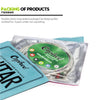 Packaging of Orphee RX Series electric guitar strings in a double plastic bag.