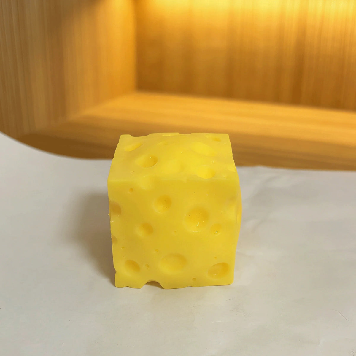 Cute Cheese Squeeze Toy – Stress Relief Fidget for Desk & Home