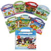 A collection of reusable Magic Water Painting Books featuring various scenes and animals for toddlers.