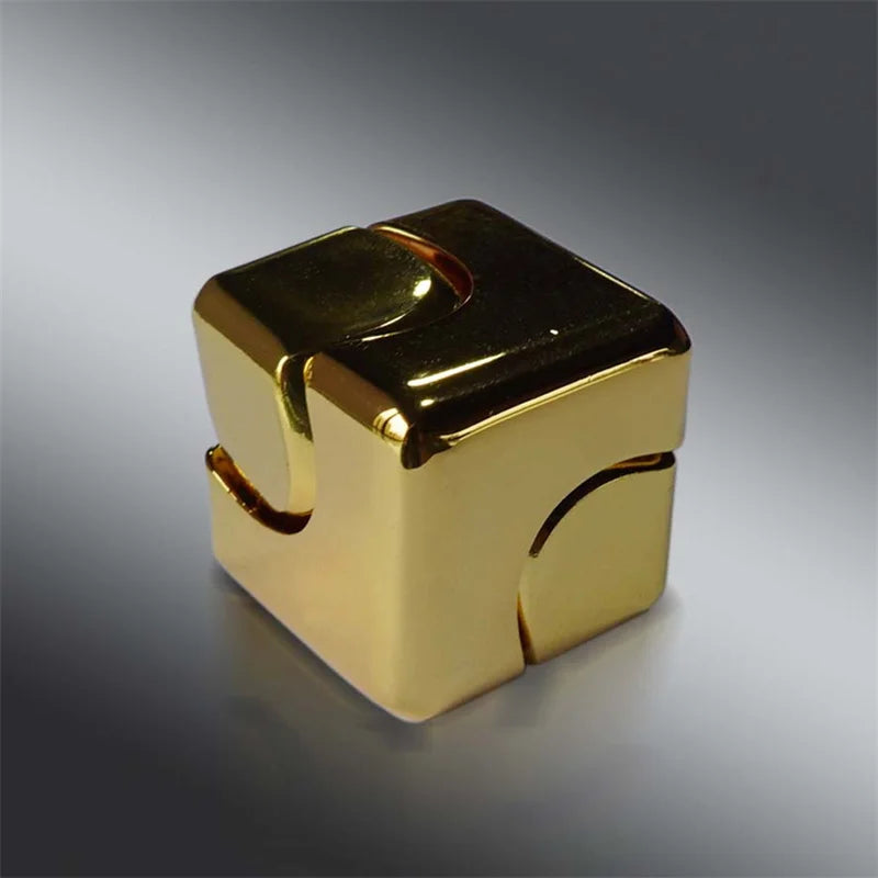 Metal Cube Fidget Spinner – Stress Relief & Focus Aid