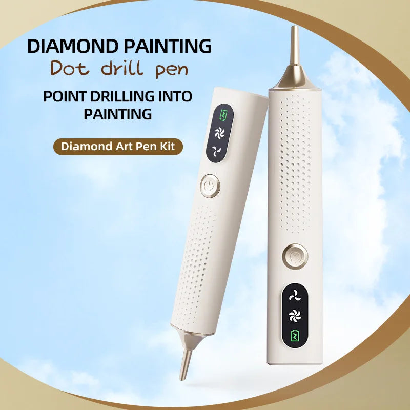 Cordless Electric Diamond Art Pen with Vacuum Suction