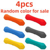 Four random colored sensory stepping stones for a kids balance obstacle course