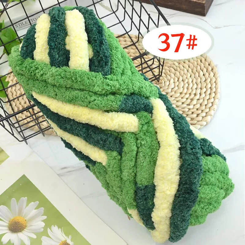 Extra Thick Chenille Yarn for Hand Knitting