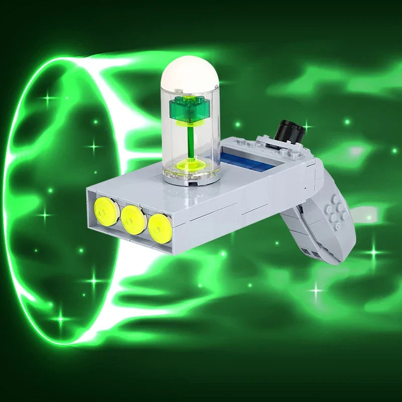Rick & Morty Portal Gun Building Block Set