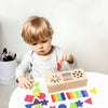 Wooden Color and Shape Sorting Box for Early Learning