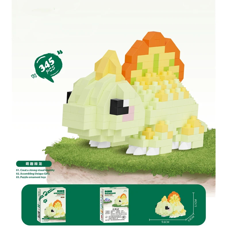 Jurassic T-Rex Micro Building Blocks Set