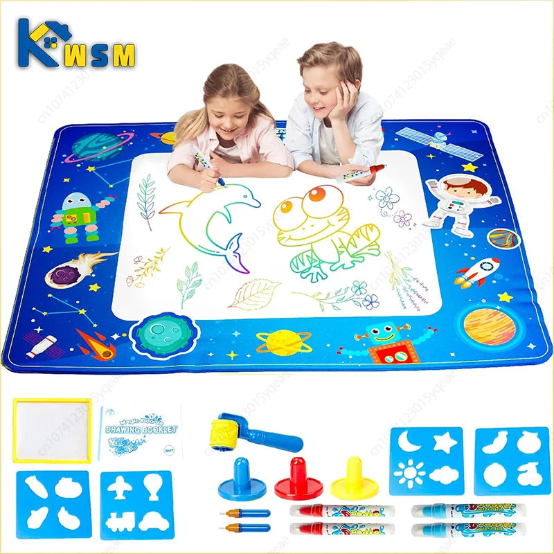 Magic Water Drawing Mat with Pens