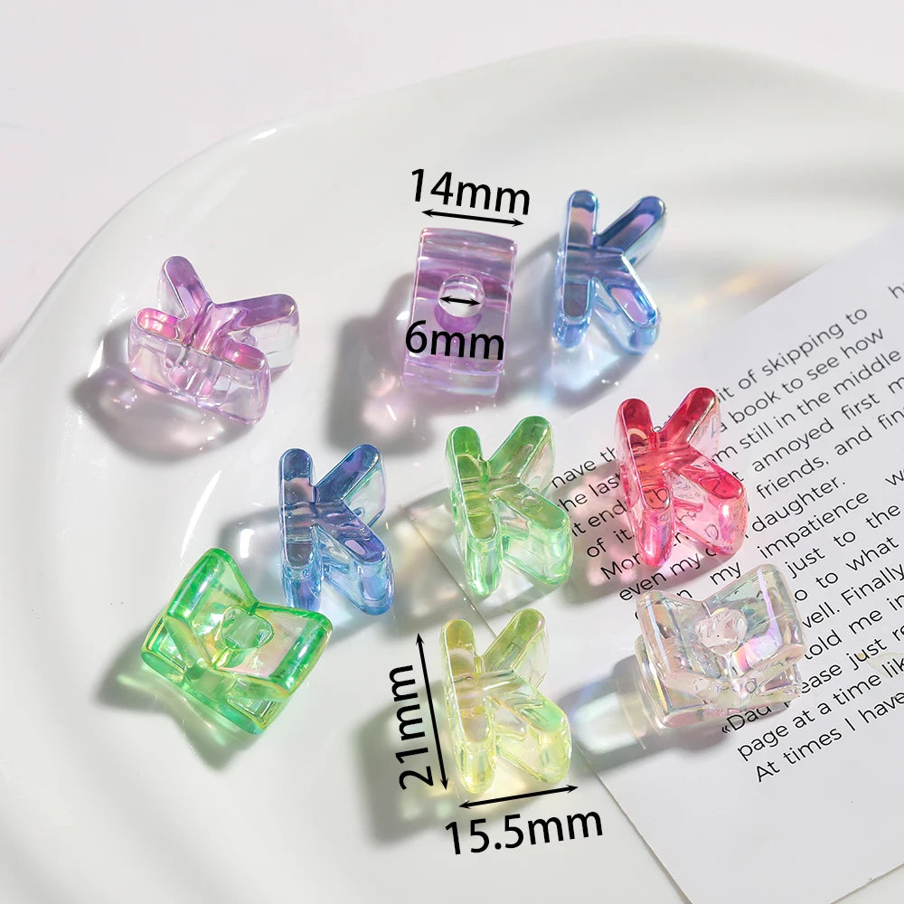 Acrylic Alphabet Beads for Jewelry Making – DIY Craft Kit