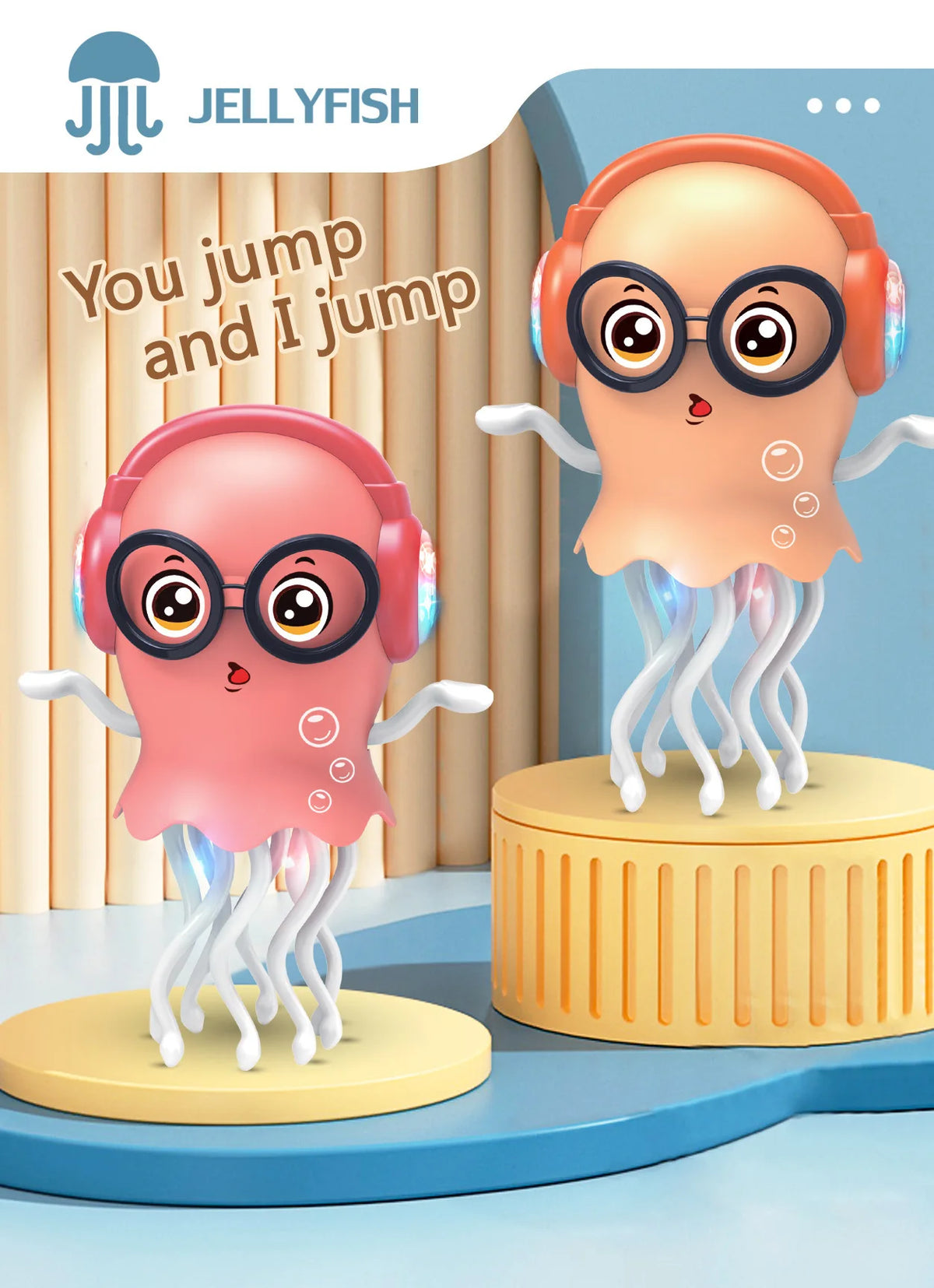 Dancing Jellyfish Robot Toy with Music and Lights