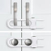 Adjustable U-Shaped Cabinet Locks for Child Safety