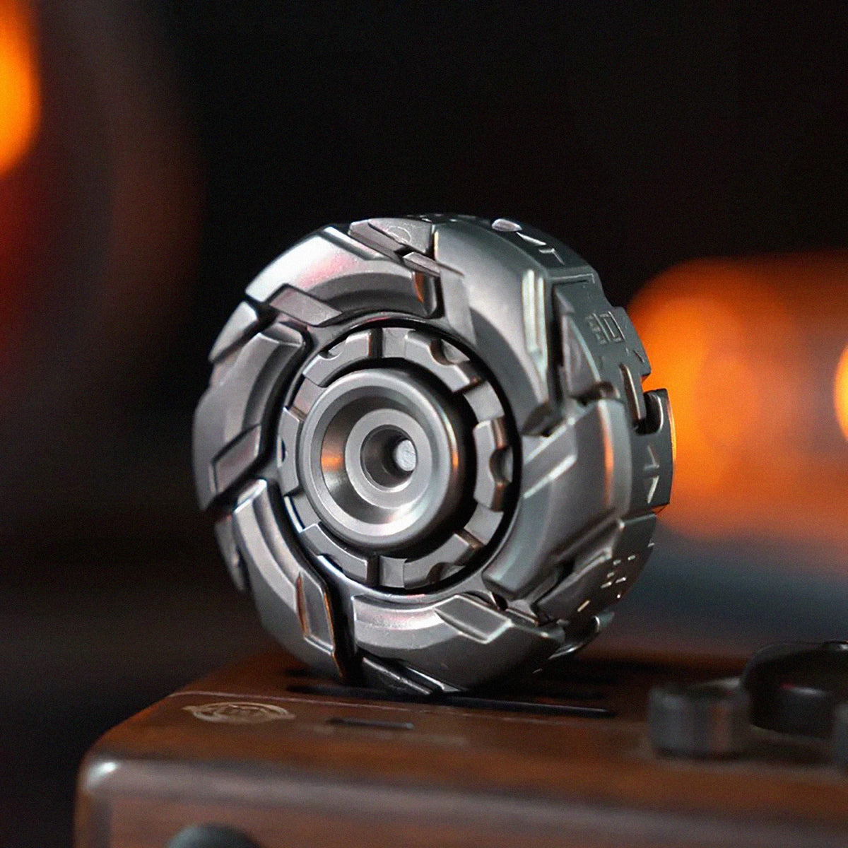Stainless Steel Cranky Fidget Spinner for Focus and Stress Relief