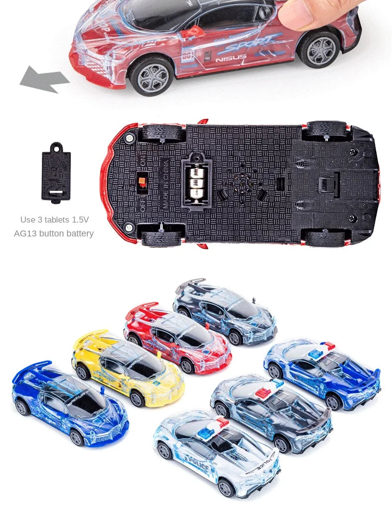 Police Car Toy with Lights, Sounds & Inertial Motion