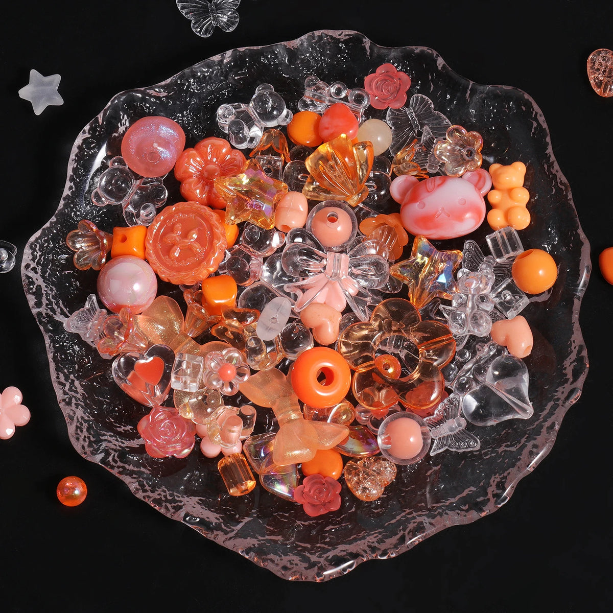 Colorful Assorted Acrylic Beads for DIY Jewelry Making