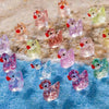 Colorful Resin Duck Figurine Set for Garden & Aquarium Decor