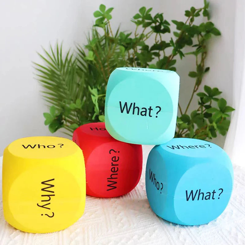 Interactive Question Word Dice for Classroom Learning