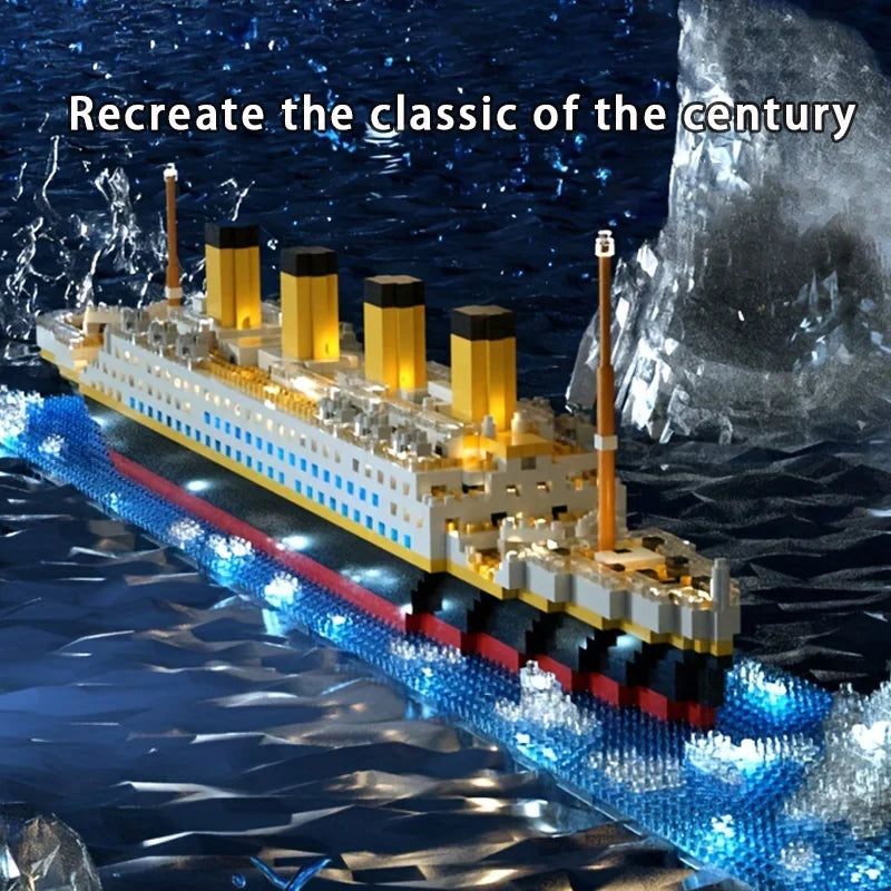 Titanic Cruise Ship Micro Building Blocks Set