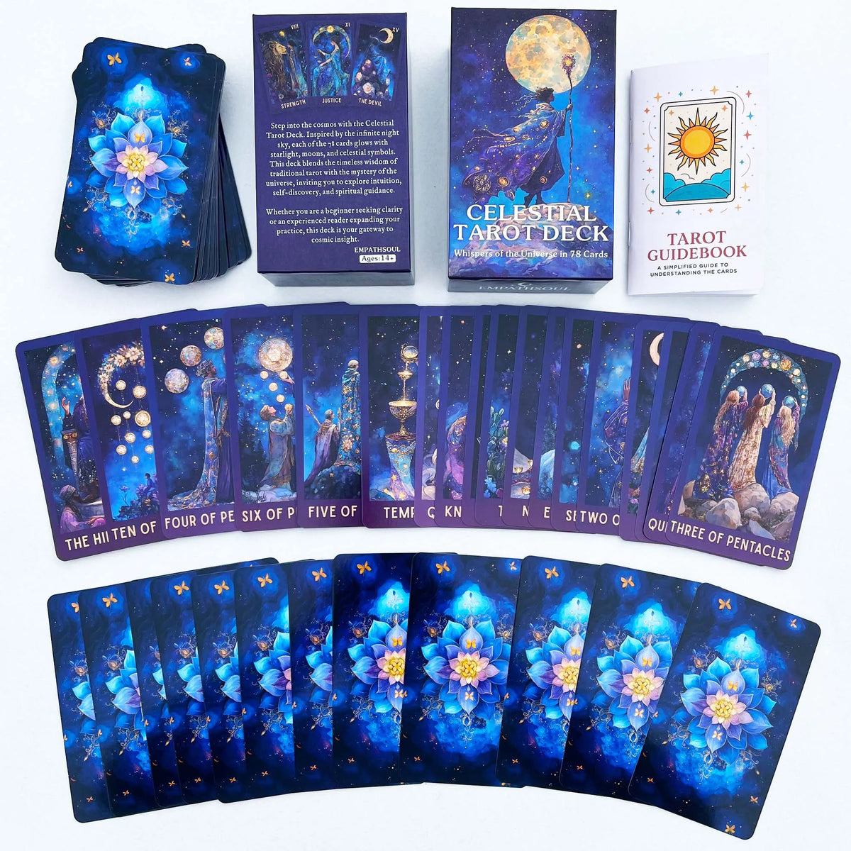 Celestial Tarot Card Deck for Intuition & Spiritual Guidance