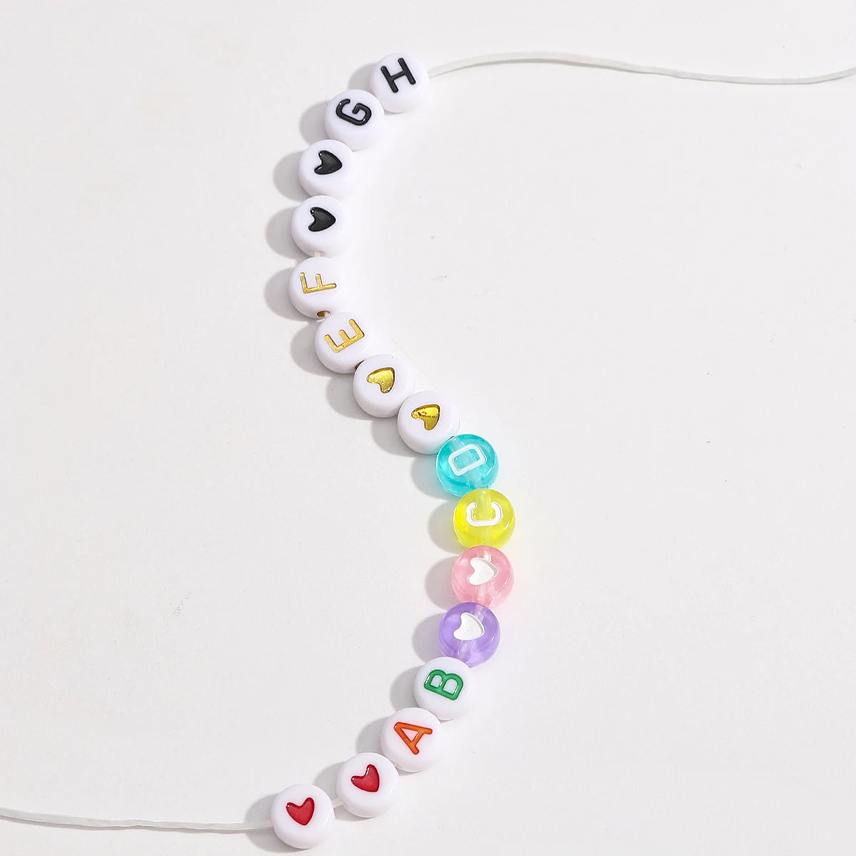 Acrylic Letter Bead Variety Pack for Jewelry Making