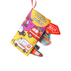 A colorful traffic series cloth book for babies featuring vehicles and a begin marker.