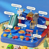 Racing Rail Car Adventure Set — Mechanical Track Toy for Kids