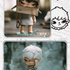 A small figure from the POP MART Hirono Small Mischievous Series blind box, featuring a distressed face and brown packaging.