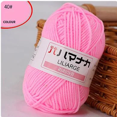 Milk Cotton Chenille Yarn for Soft Baby Knitting & Crochet