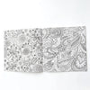 An open 24-page mandala coloring book featuring intricate black and white floral patterns.