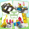 Magnetic Road Building Blocks Set with Race Track