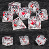 Liquid Core Dice Set for Dungeons & Dragons | Sharp Edge Resin RPG Dice