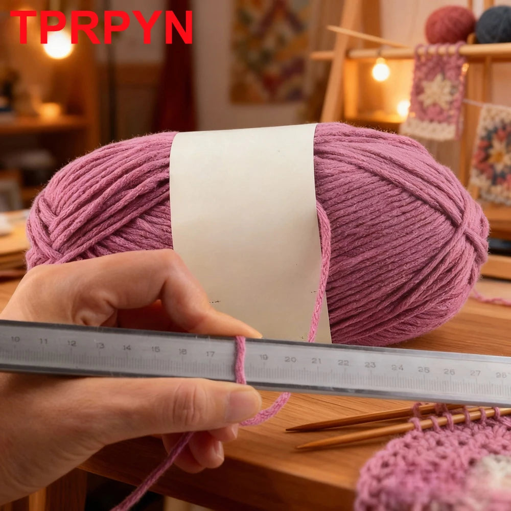 Soft Acrylic Yarn for Knitting & Crochet – 200m Skein