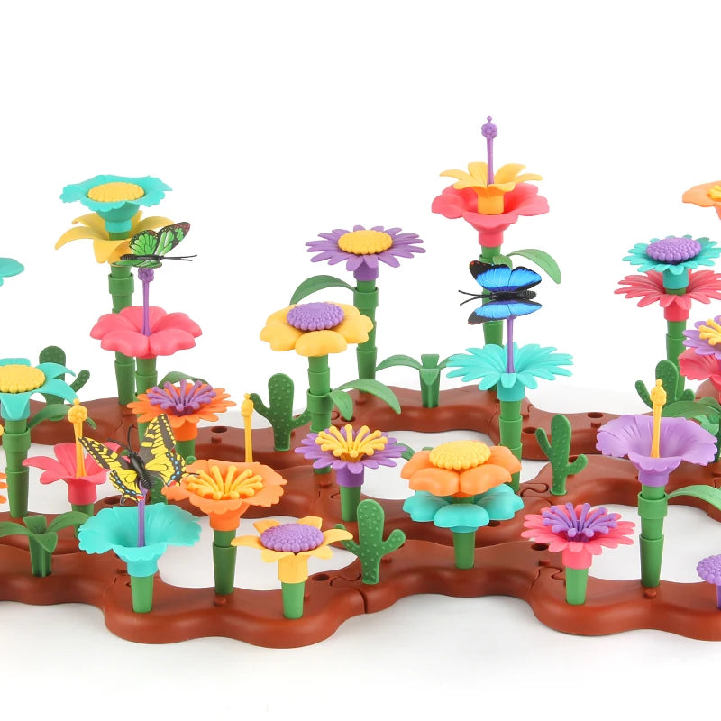 STEM Flower Garden Building Toy Set for Kids