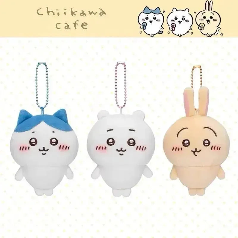 Kawaii Usagi Plush Keychain Charm - 13cm Soft Anime Stuffed Pendant